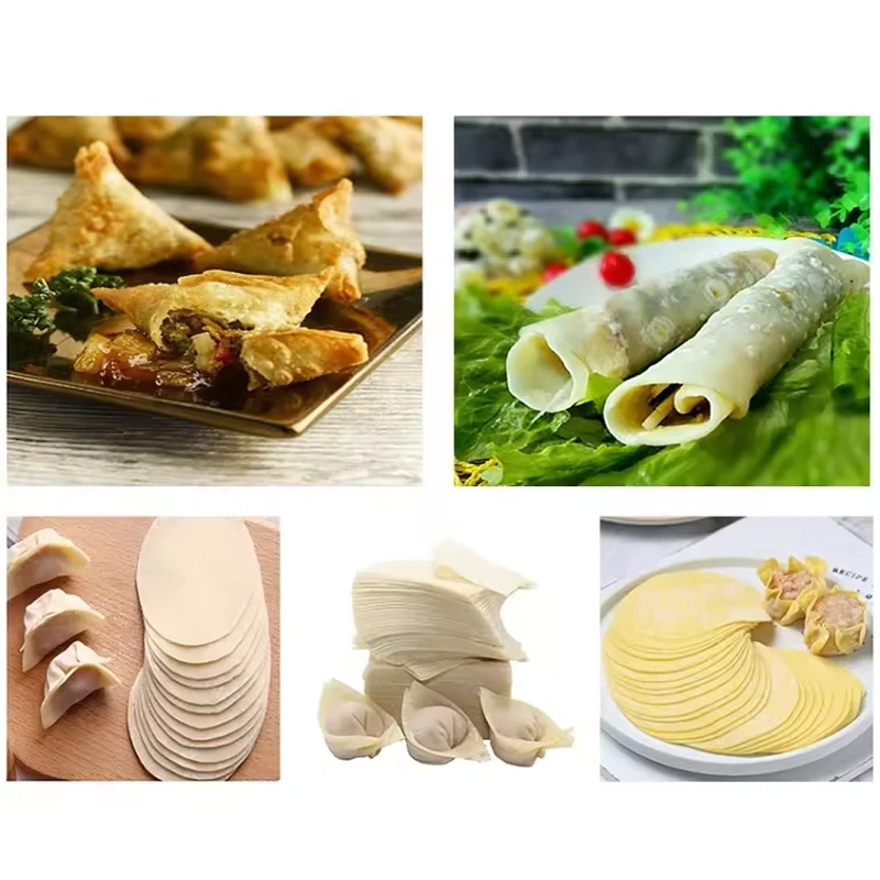 Automatyczna komercyjna mąka Tortilla Roti Chapati Arabic Pita Bread Dumpling Samosa Empanada Disc Wrapper Maszyna do produkcji ciasta