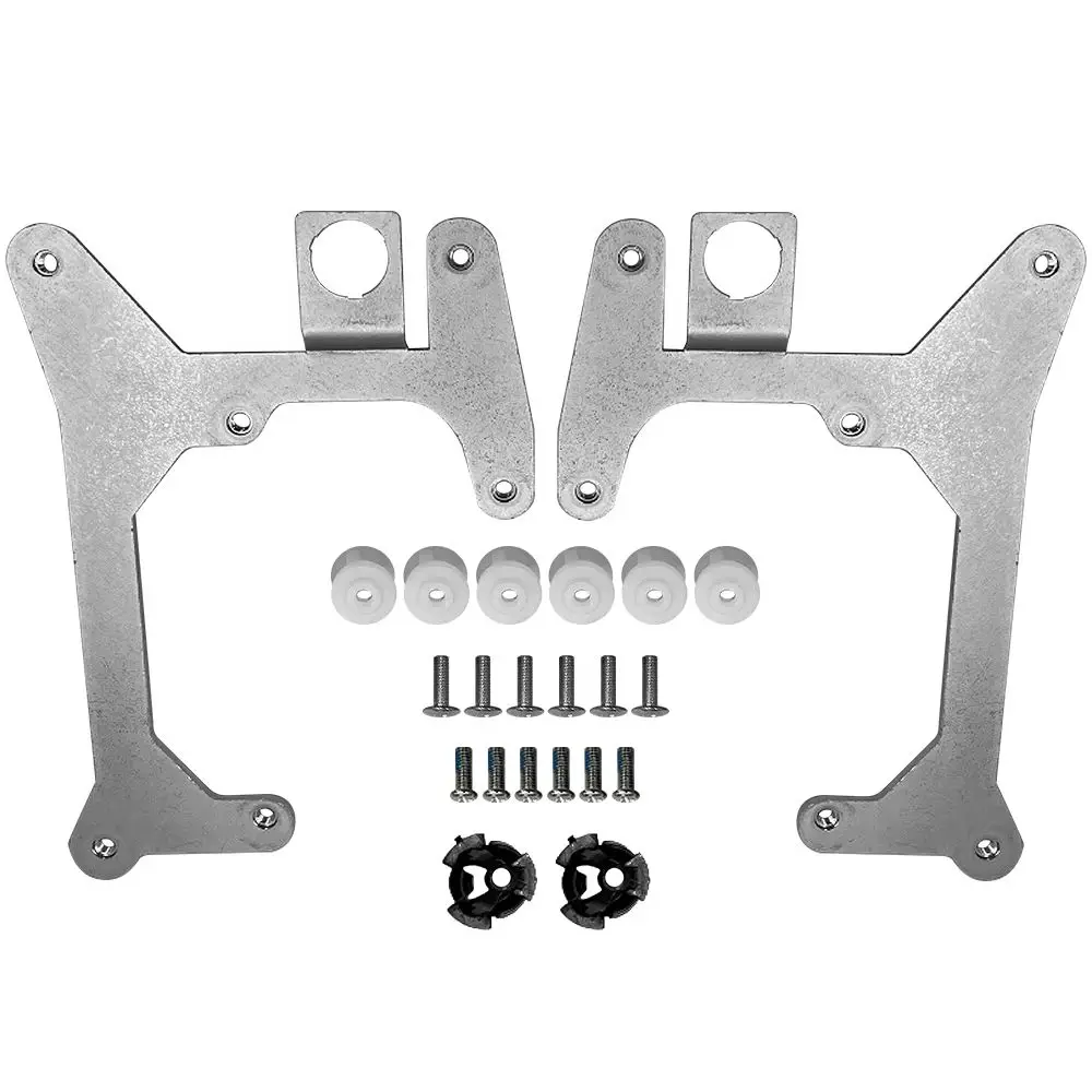 

Рамка адаптера TAOCHIS, переходной кронштейн для фар для Volkswagen Skoda (хологенные линзы) Superb 2009-2013 Hella 3R G5 5, проектор