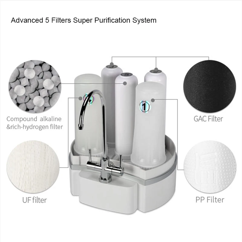 Machine de filtration d'eau à l'hydrogène napAlcalin