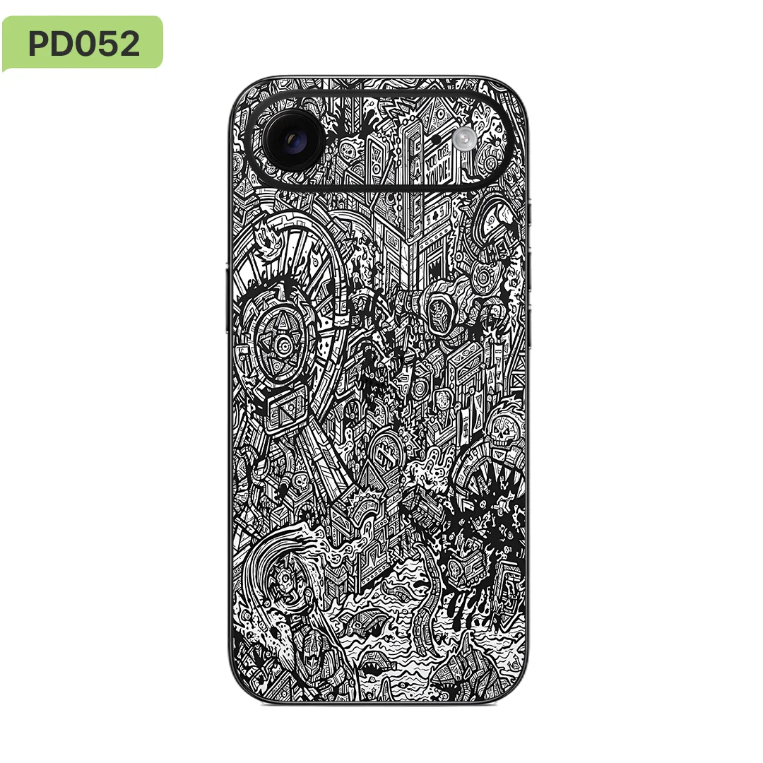 جلد لف الفينيل لهاتف iPhone 17 Air – مجموعة Lost City من Nexa Skins IA023 - ملصق فينيل مضاد للخدش