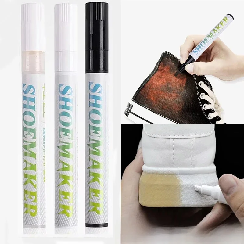 Élimination des taches de chaussures, baskets imperméables, stylo Anti-oxydation, réparation, couleur complémentaire, blanchiment des chaussures, nettoyage, 1 pièce/3 pièces