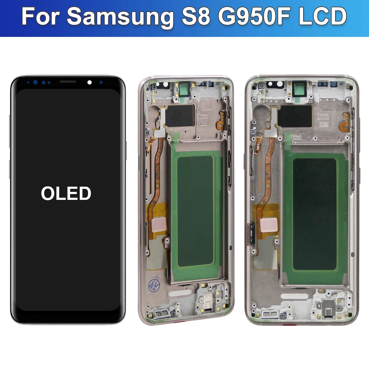 New TFT OLED S8 LCD For Samsung S8 Display G950 G950F SM-G950FD For Samsung Galaxy S8 display Touch Screen Digitizer With Frame