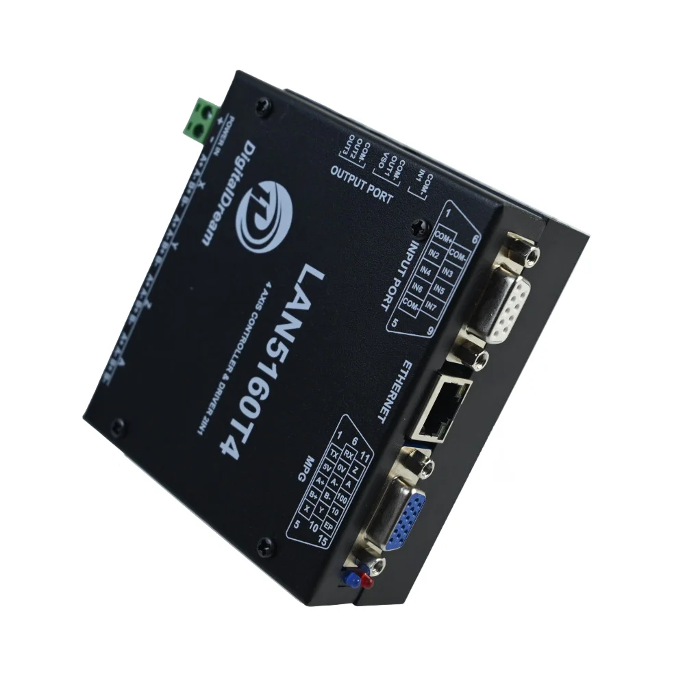 CNC Controller Kit Stepper Driver Integrated With The 4-Axis Ethernet Mach3 Control Card Integrated With Driver, With MPG