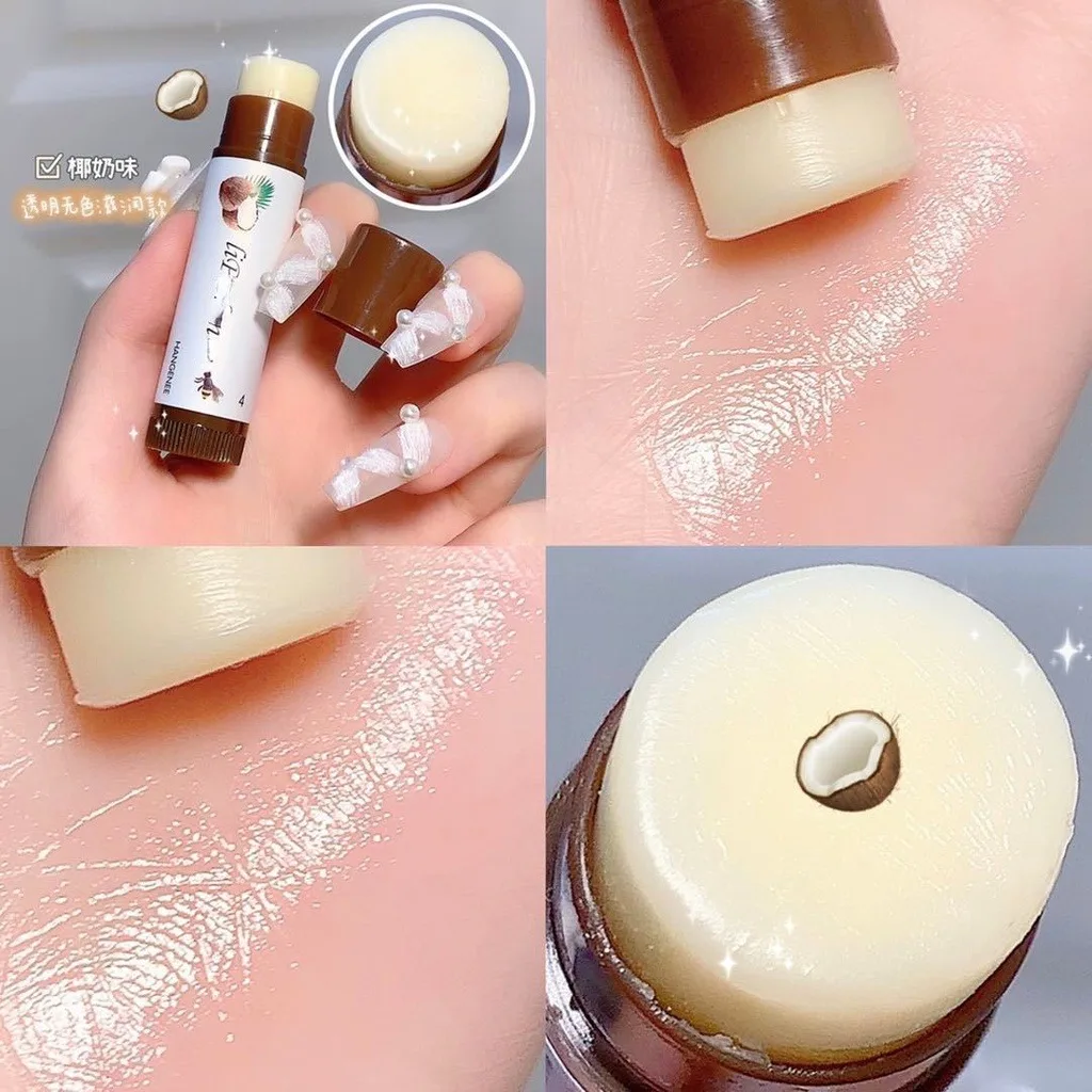 Lápiz labial hidratante de cuatro colores, bálsamo labial suave antigrietas, hidratante de larga duración, esmalte de labios