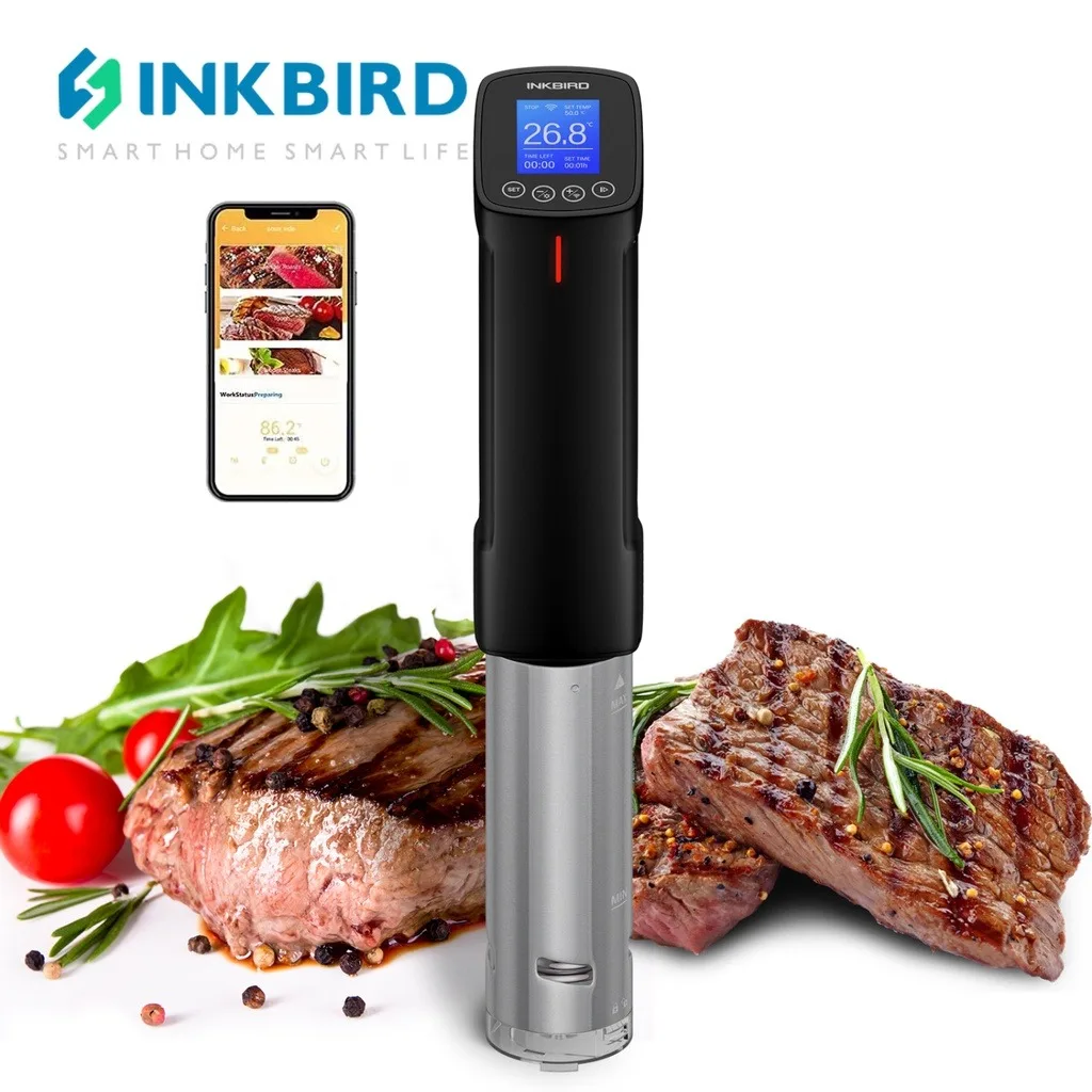 Fogão culinario sous vide com Wi-Fi، 1000 واط، درجة الحرارة e الموقت الدقة، circulador de imersão térmica em aço inoxidadevel para