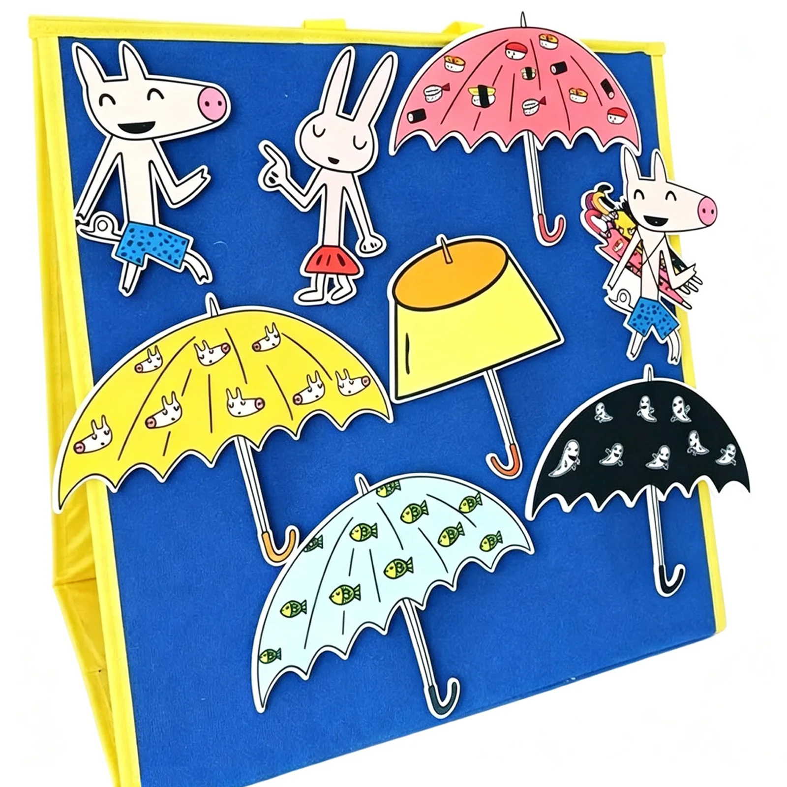 Magic Umbrella Shop Felt Story Set, Role Play Activity, Interactive Classroom Game, Early Education, Back-To-School Essential