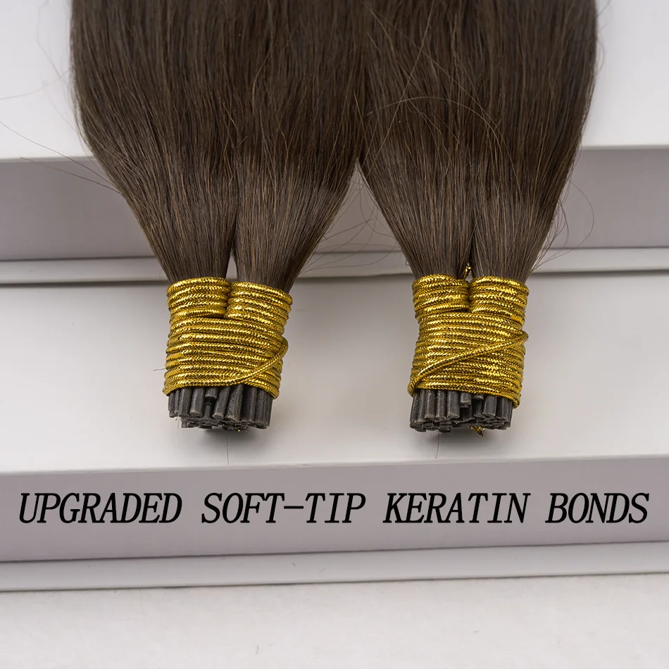 36 цветов, наращивание человеческих волос с I кончиком, 16-22 дюйма, европейские 100% человеческие волосы Remy, мягкие концы волос, предварительно завязанные наращивания для ежедневного использования