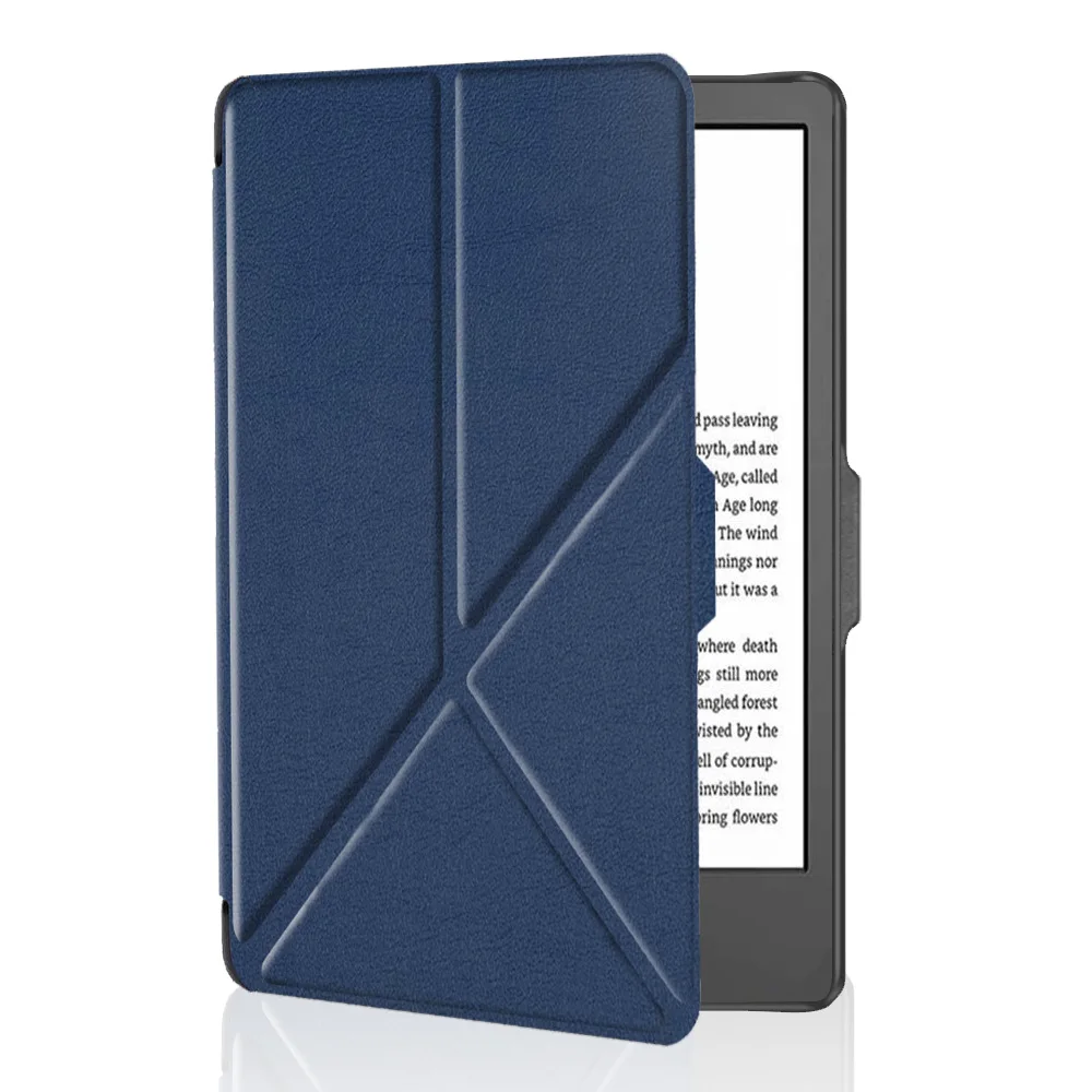 Schlanke Hülle für Kobo Clara 2E (Version 2022, Modell N506) – leichtes Buchcover aus PU-Leder für Clara 2e N506 mit automatischer Sleep/Wake