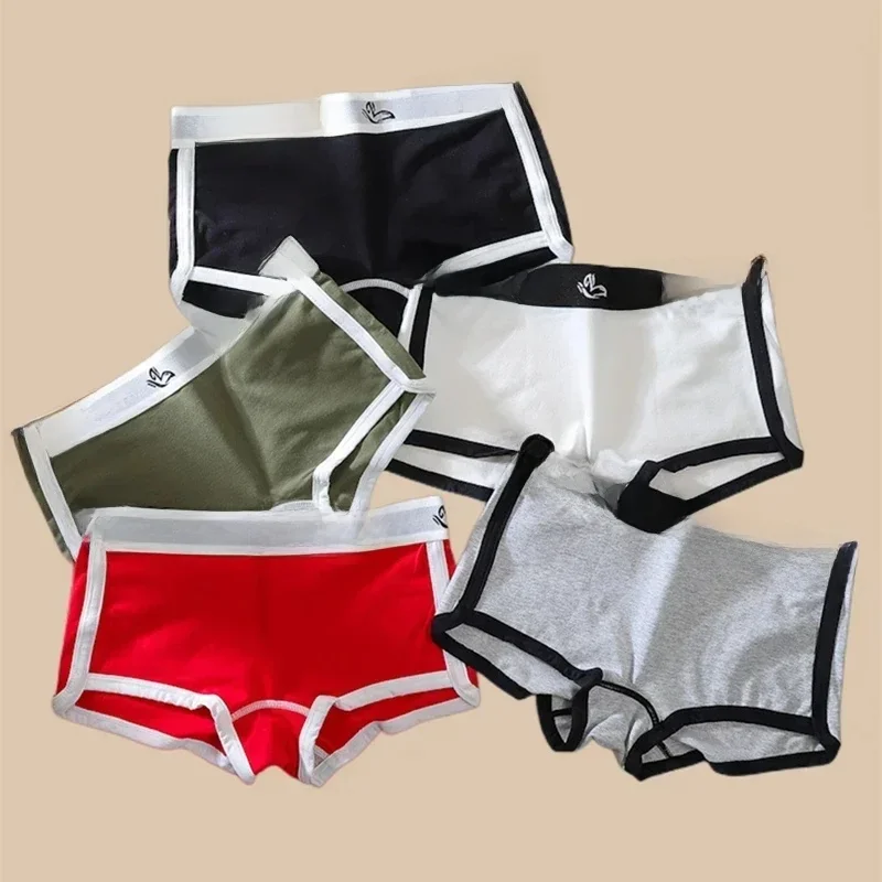 Culotte de sport en coton pour femmes, sous-vêtements féminins, taille moyenne, sous-vêtements confortables, pantalons de sécurité pour femmes