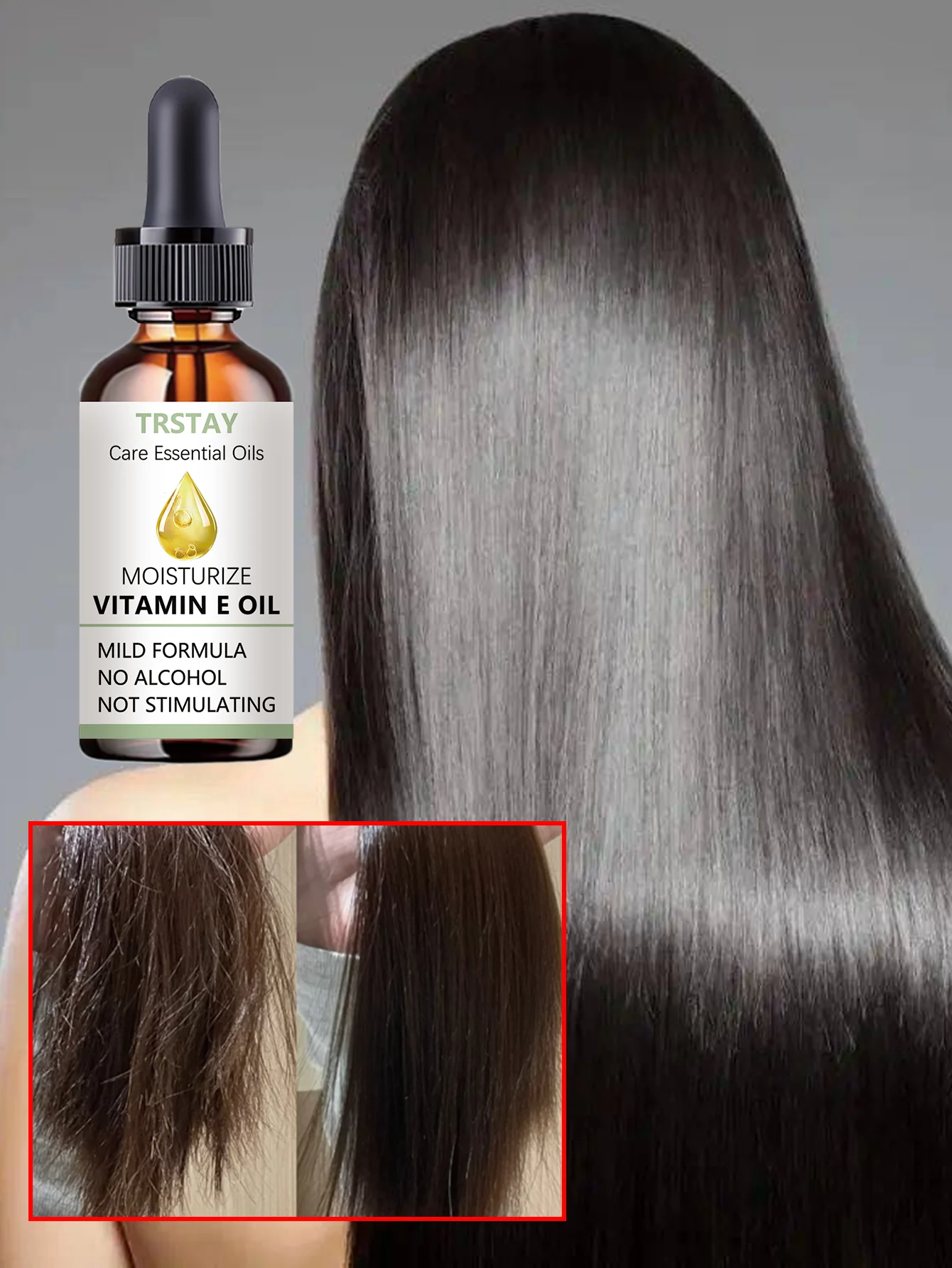 Moisturizing Hair Oil Deep Nourishing Treatment Instantly Transforms Frizzy Hair Into Smooth Satin Waterfall Locks with Shine fo - Image 6