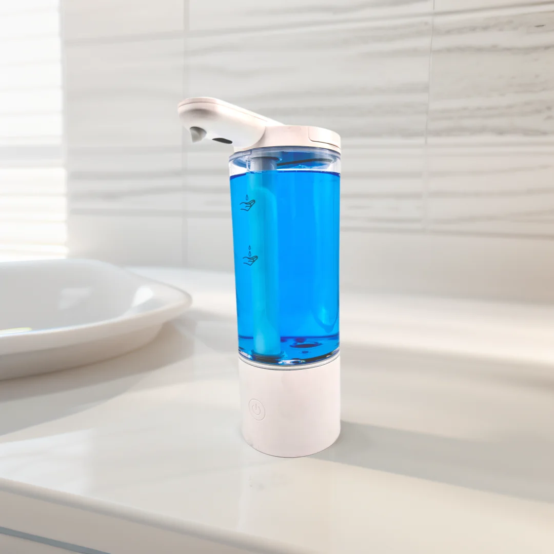 

Touchless USB-C Rechargeable Liquid Soap Dispenser - Adjustable Volume 500ml - Perfect for Kitchen & Bathroom