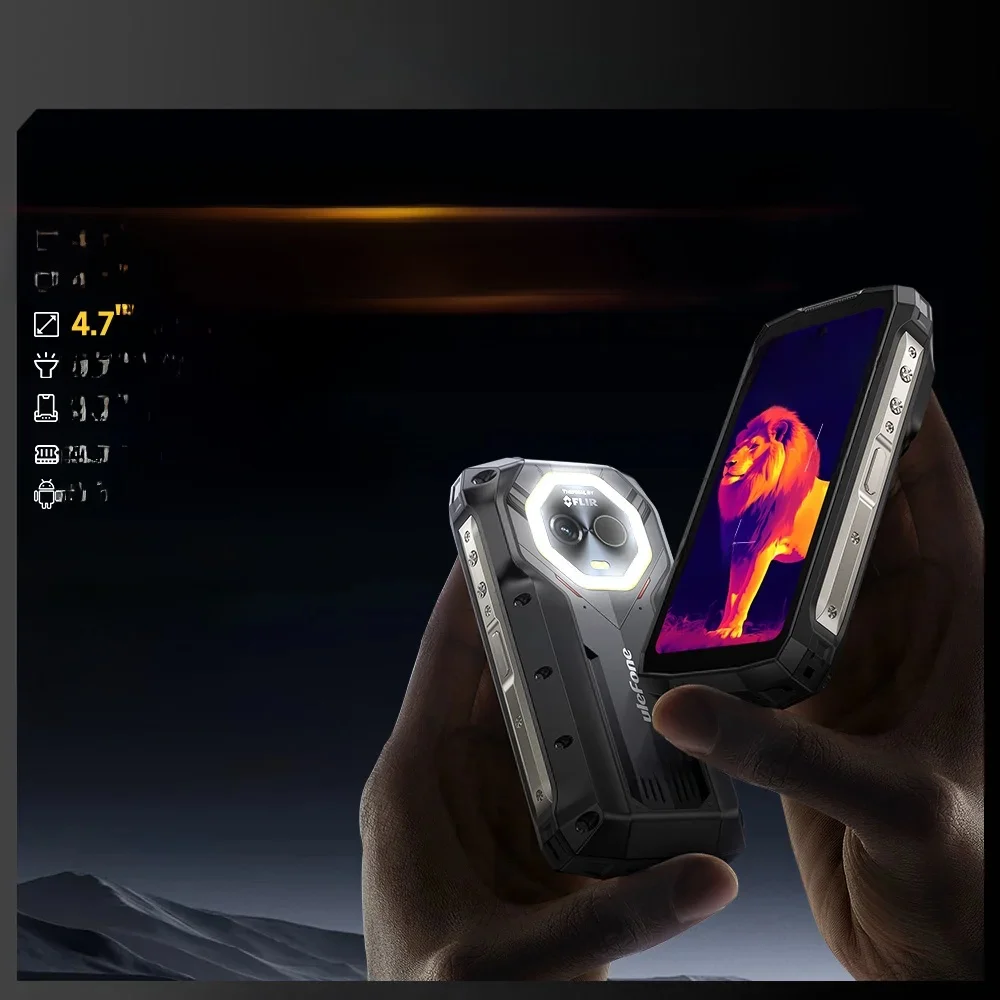 【Światowa premiera】 Ulefone Armor mini 20T Pro 5G 4,7" Wyświetlacz Wytrzymały telefon Uniwersalne światło LED Android 14 Smartfon 6200mAh 16 GB RAM (8 + 8) 256 GB ROM 33 W — zdjęcie 2