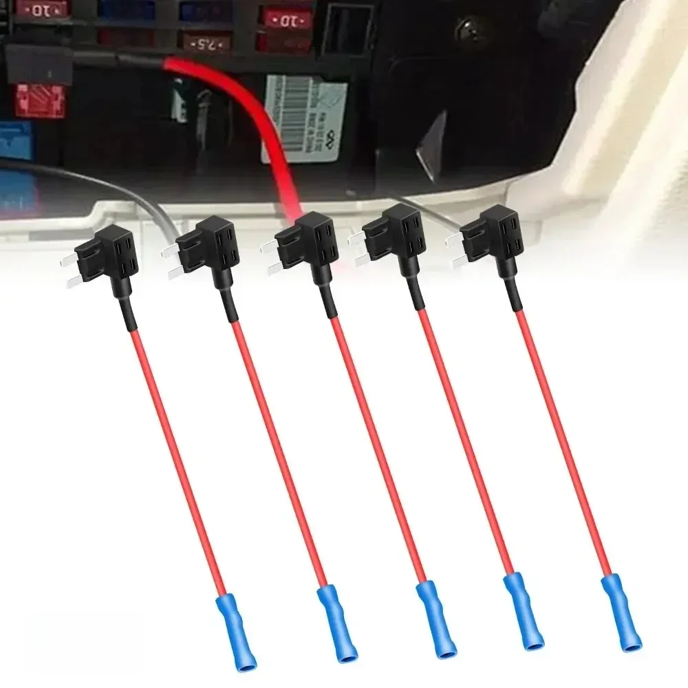 5 szt. Adapter dodatkowego obwodu APM Tap Mini Blade Micro 12V uchwyt skrzynki bezpieczników samochodowych Auto Motri Insurance Adapter ATM — zdjęcie 2