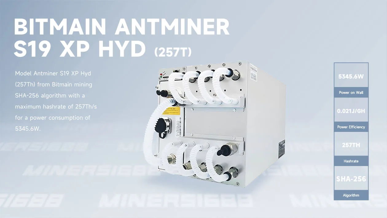 Buy Now Bitmain Antminer S19 XP Hydro 257TH/s 5304W