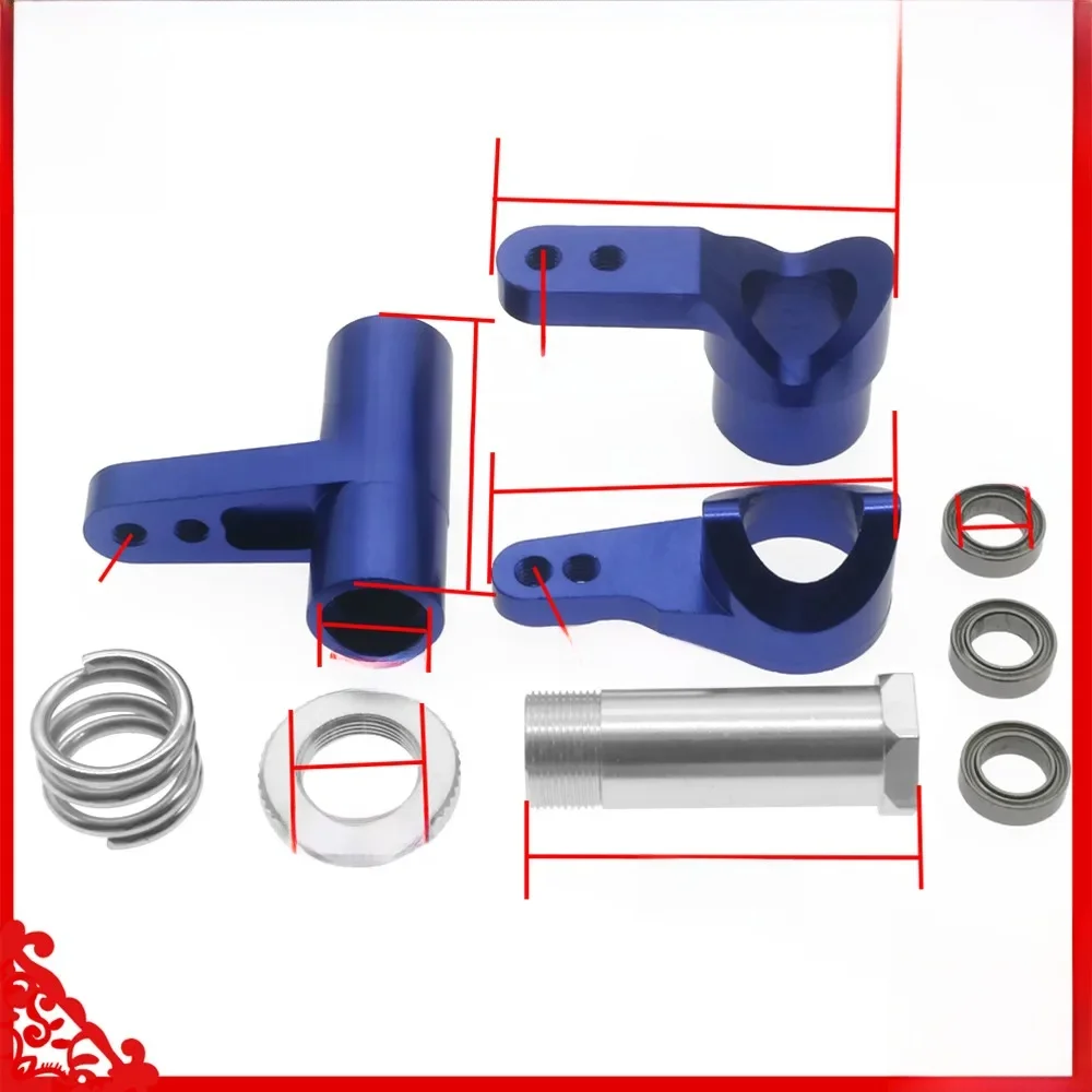 Alloy 1pcs Servo Saver set for rc hobby model car 1-10 VRX Octane VETTA Karoo FTX Outlaw ulepszone części hop-up — zdjęcie 2