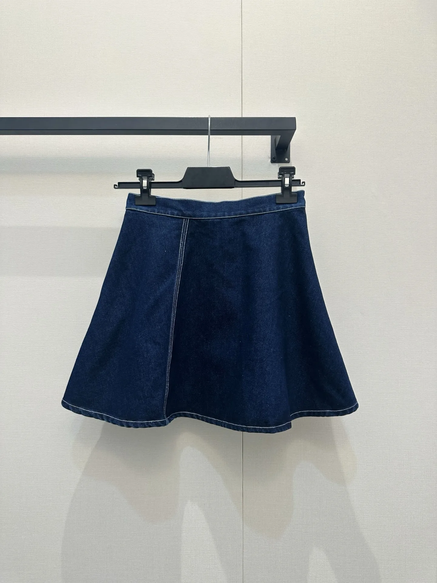

2026 Vintage Work Pockets Low-waist Denim Cargo Letter Zipper Pocket Skirt