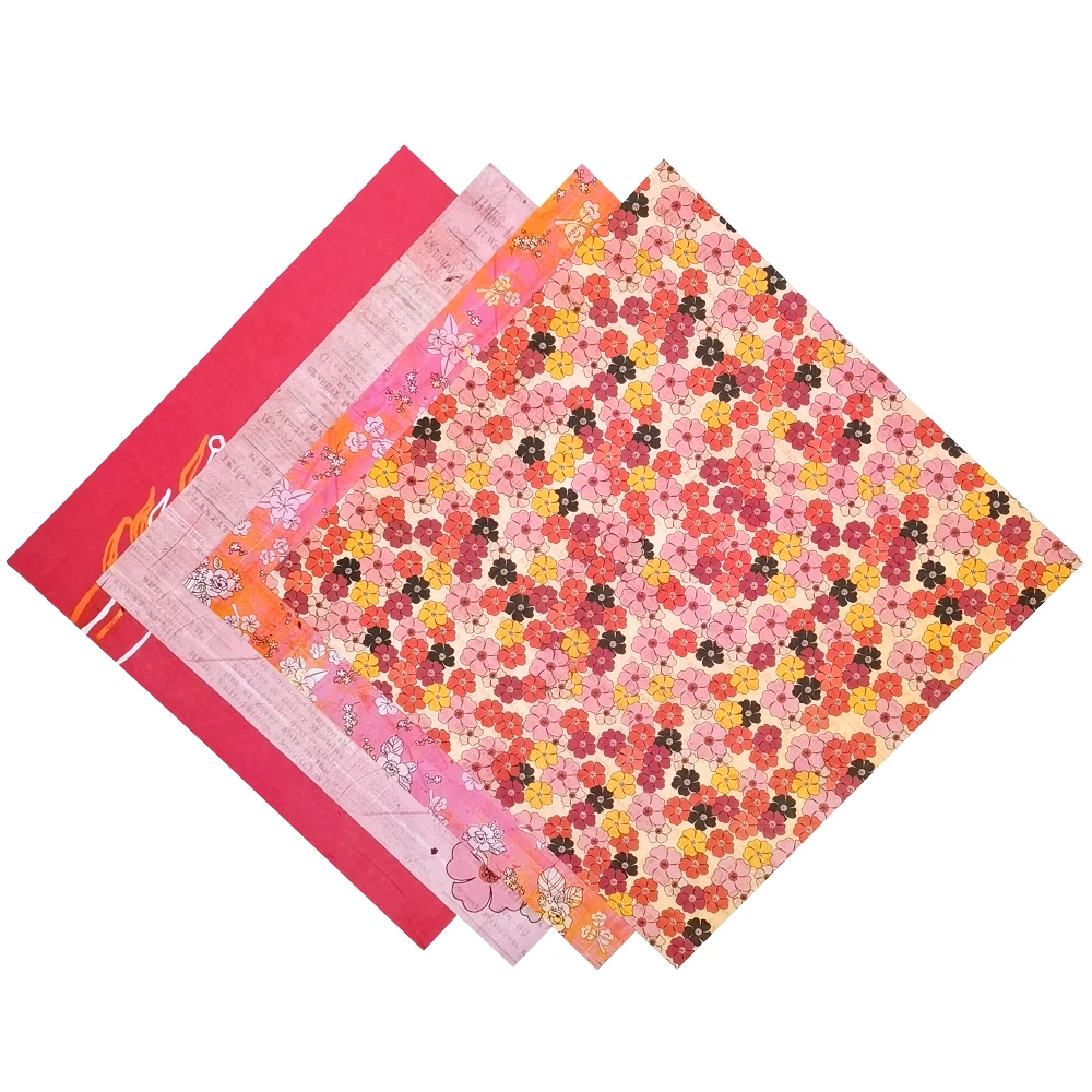 Creative Path 12 Zoll Dekoratives Scrapbooking-Papier Rotes Blumenmuster Journaling-Hintergrundpapier für DIY-Bastelarbeiten und Kartenherstellung – Detail 8