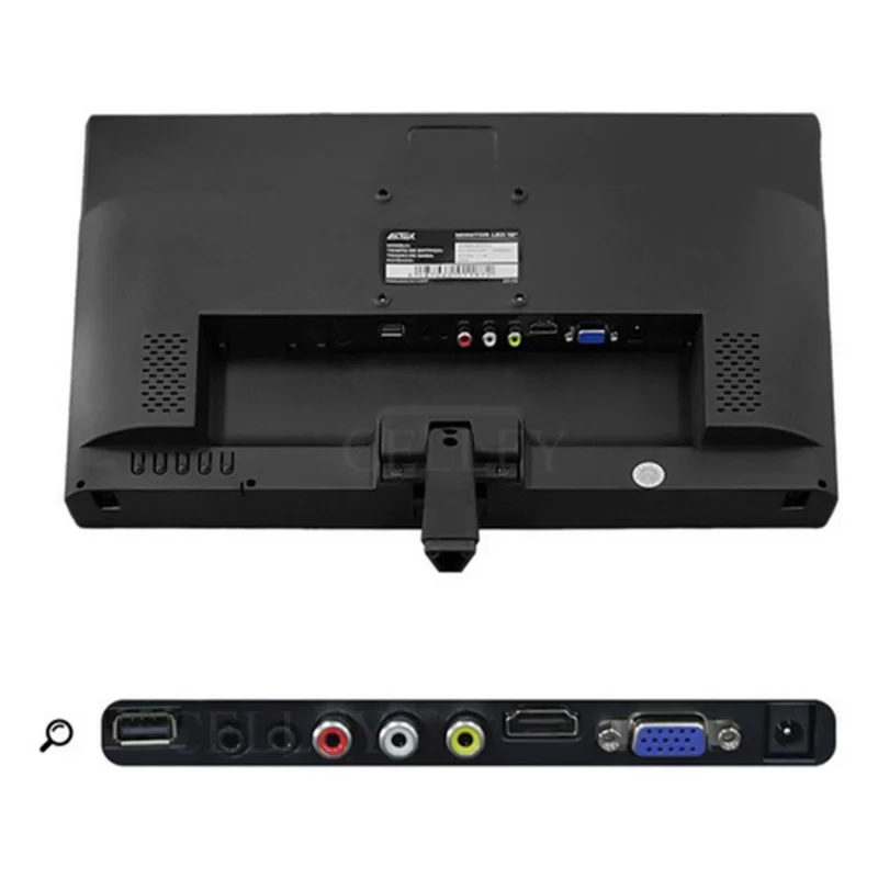 شاشة LED عالية الدقة بالكامل ، 19 بوصة ، 60 هرتز ، إدخال ، HDMI ، Vga ، USB ، 5ms ، p
