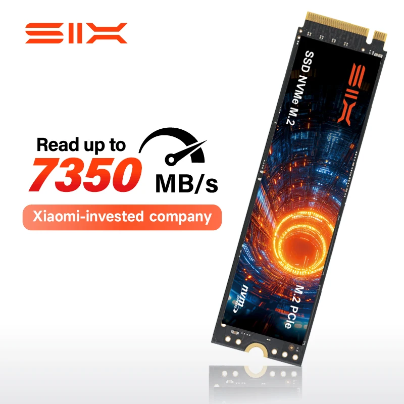 SIX M.2 PCIe 4.0 SSD 7350MB/s Read Speed, 1TB/2TB/4TB, High-Speed Gaming PC Storage Upgrade, Ultra-Fast Performance for Desktop