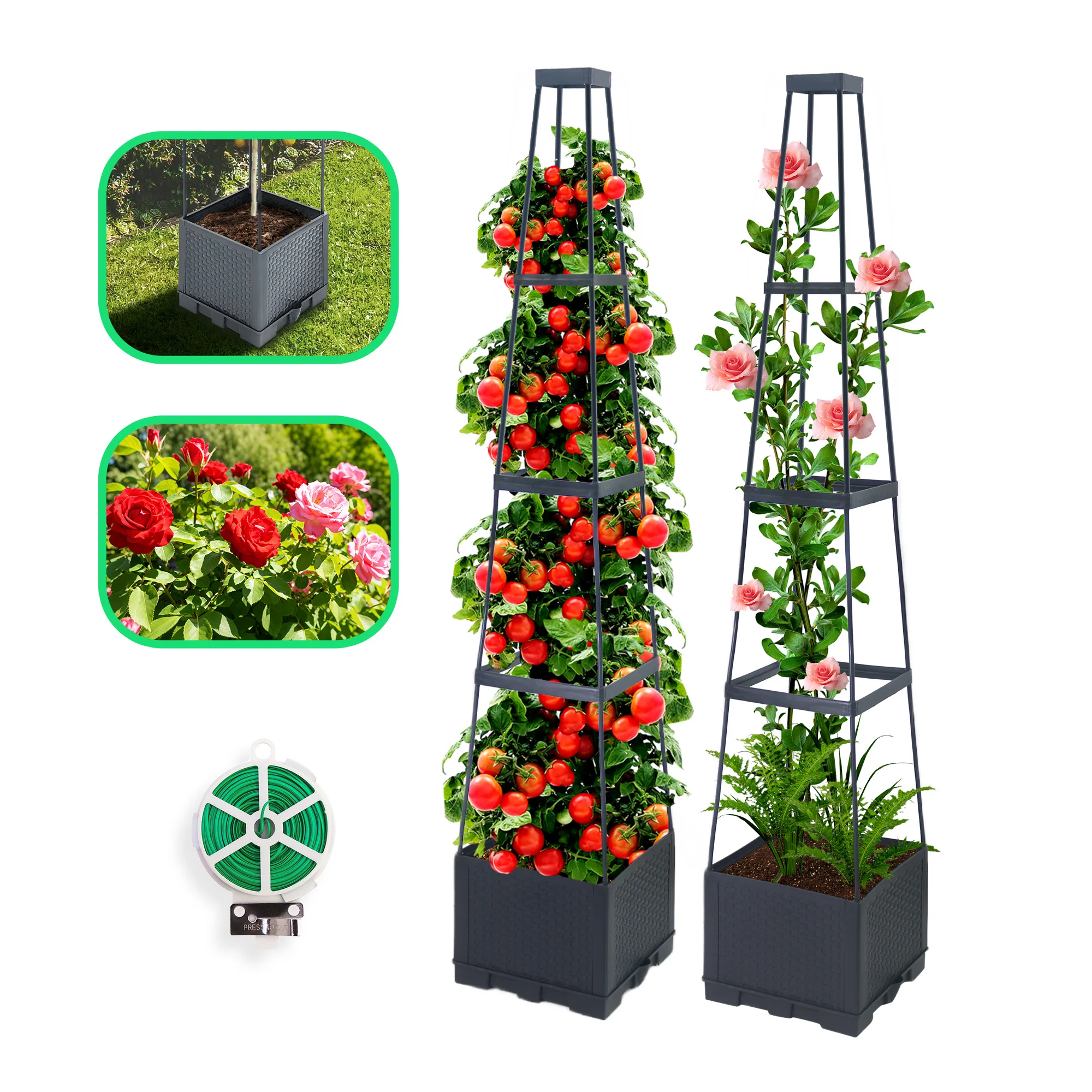 Caixa de plantio de tomate com - Self-Watering Planter avaliação e preço