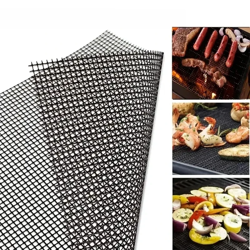 Tampon à griller réutilisable antiadhésif pour barbecue, degré de haute température, facile à nettoyer, parfait pour la cuisson, 1 pièce