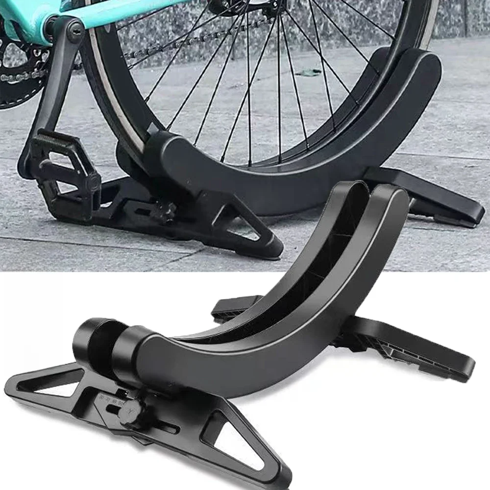 AliExpress NONE Bicycle MTB Floor Stand Anti-Slip Universal Bike Parking Racks Adjustable Widely Adaptable For Road Mountain Bike Accessories