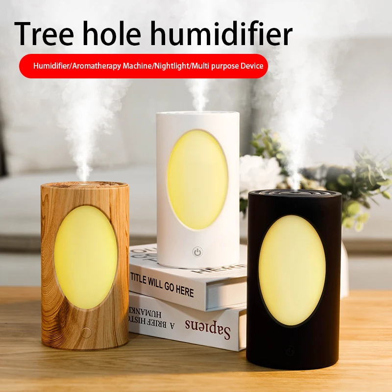 

New Tree Hole Night Light Ultrasonic Aroma Humidifier Aromatherapy Humidifier With Home Car
