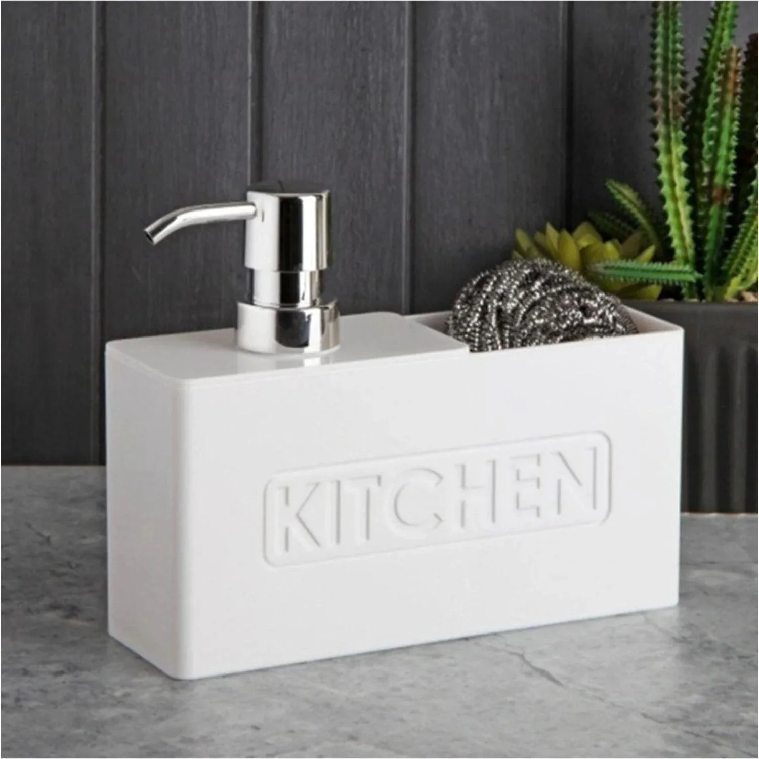 Kitchen Liquid Soap Dispenser Stylish Acrylic Washing Organizer Dish Sponge Holder Useful Refillable Hotel Home Accessories