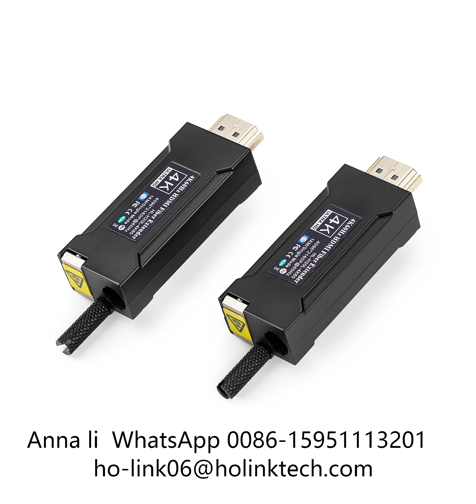 mini EDID  HD MI 4K60Hz  video in  2KM LC Fiber   Optic Converter