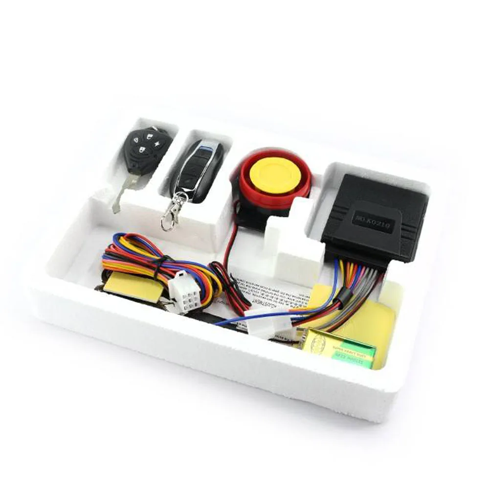 125db 12V Motorcycle Alarm System Protection With Remote Controller Electric Bicycle Motorbike Security Warning Alert Set