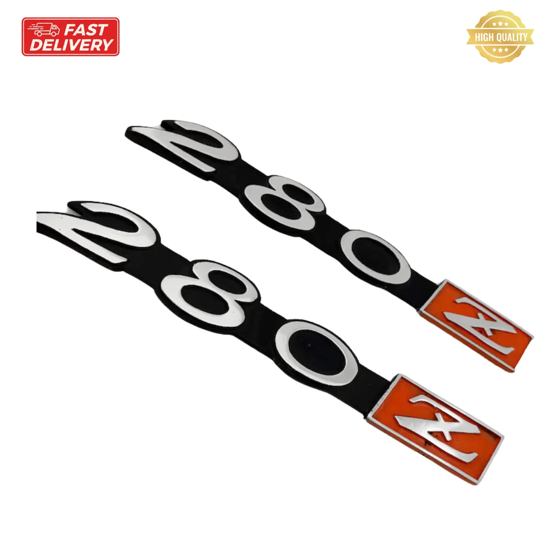 

Datsun 280Z Side Front Fender Emblems Badges Die-Cast Vintage Car Restoration Part