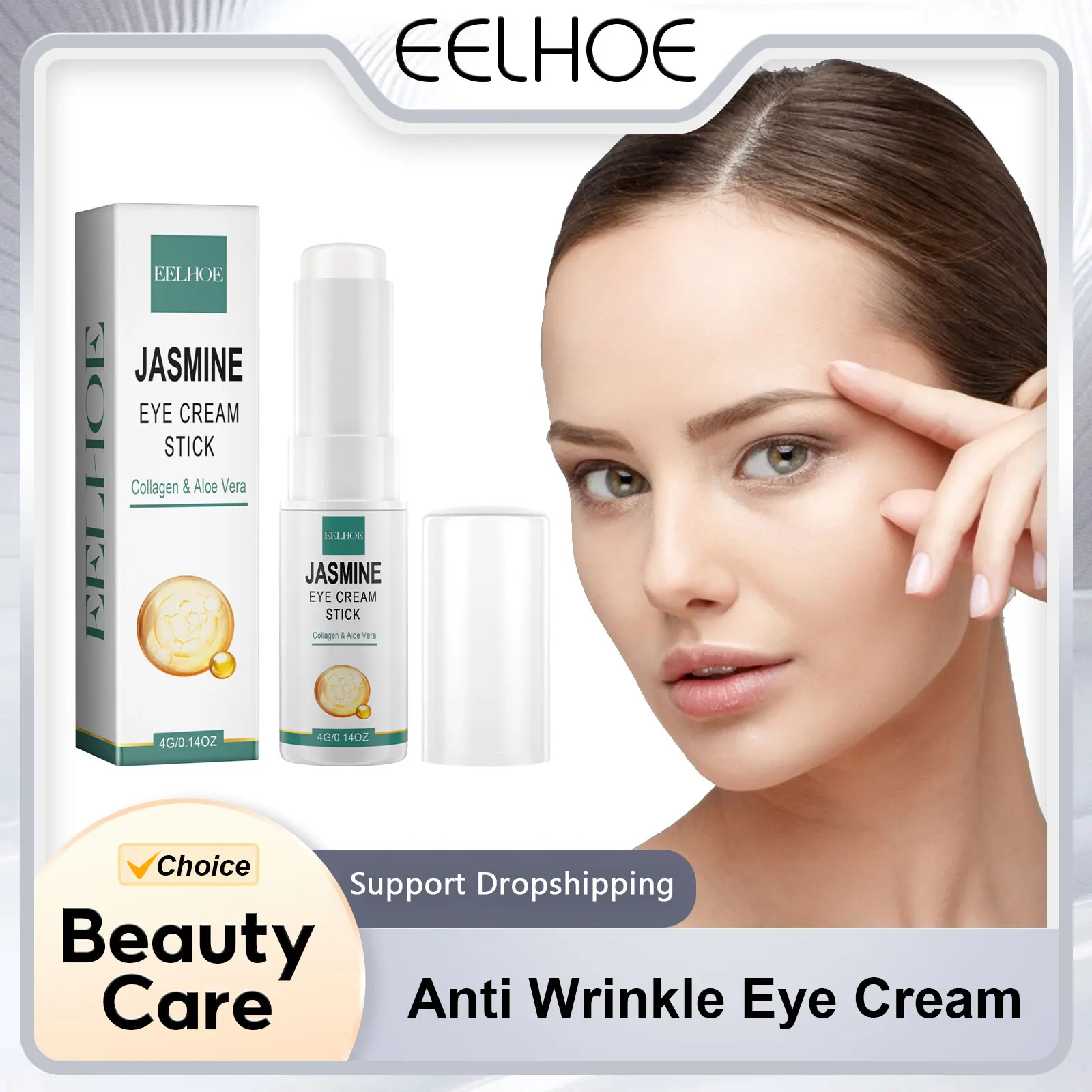 

EELHOE Anti Wrinkle Eye Cream Fade Fine Lines Wrinkle Removal Firming Eye Cream Stick Anti Aging Cream Nourishing Eye Skin Care