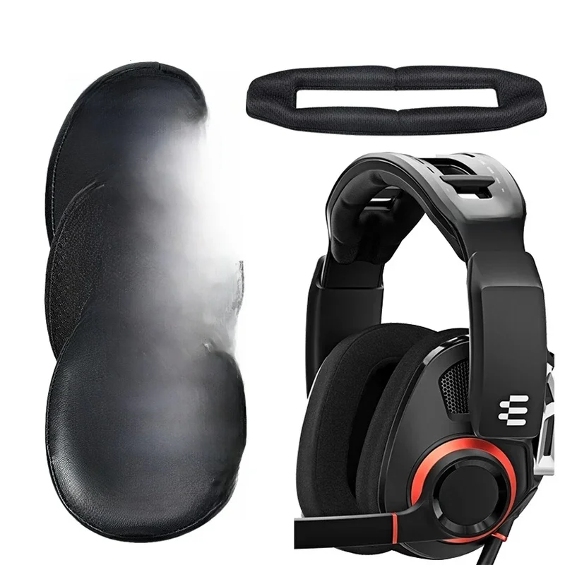 Wymienne nauszniki nauszniki poduszki piankowe pokrywa dla Sennheiser GSP 600 GSP600 GSP 500 słuchawki gamingowe zestaw słuchawkowy etui na słuchawki — zdjęcie produktu 7