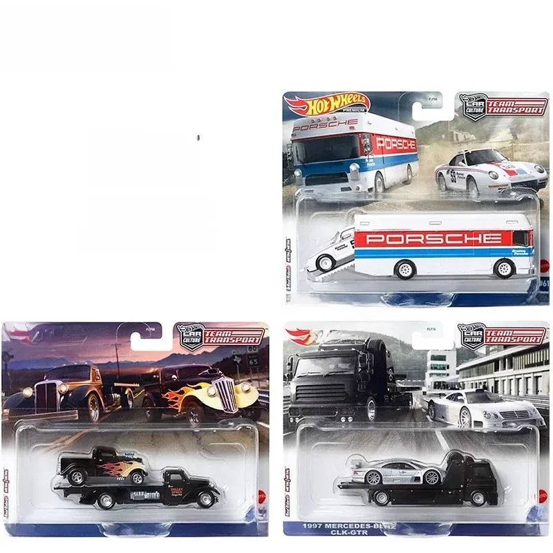 Echte heiße Räder Premium Auto Kultur Team Transport 1:64 Jungen Spielzeug Druckguss Mercedes Benz