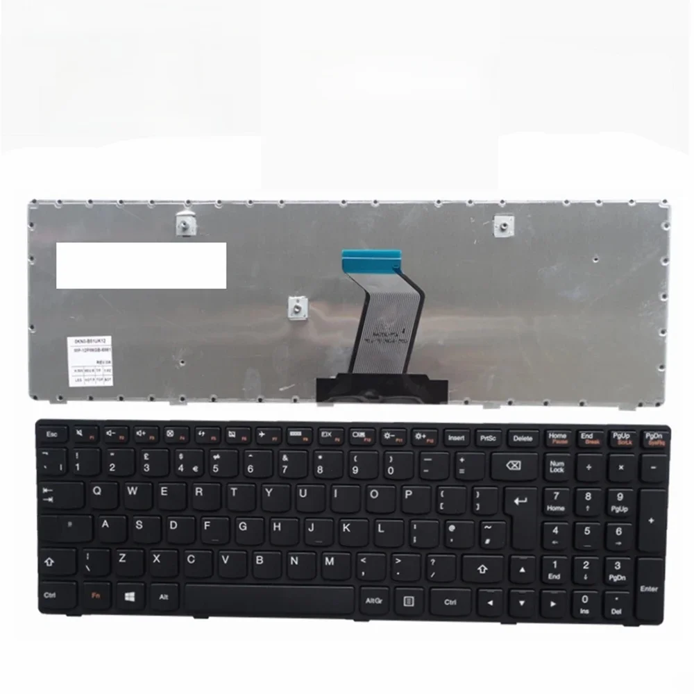 US/SP/GR/UK/SW/BE/TR/CF/FR/RU/CZ/LA czarna nowa klawiatura do laptopa Lenovo G500 G500AM G500AT G510 G505 G700 G700AT G710 G710AT — zdjęcie 2