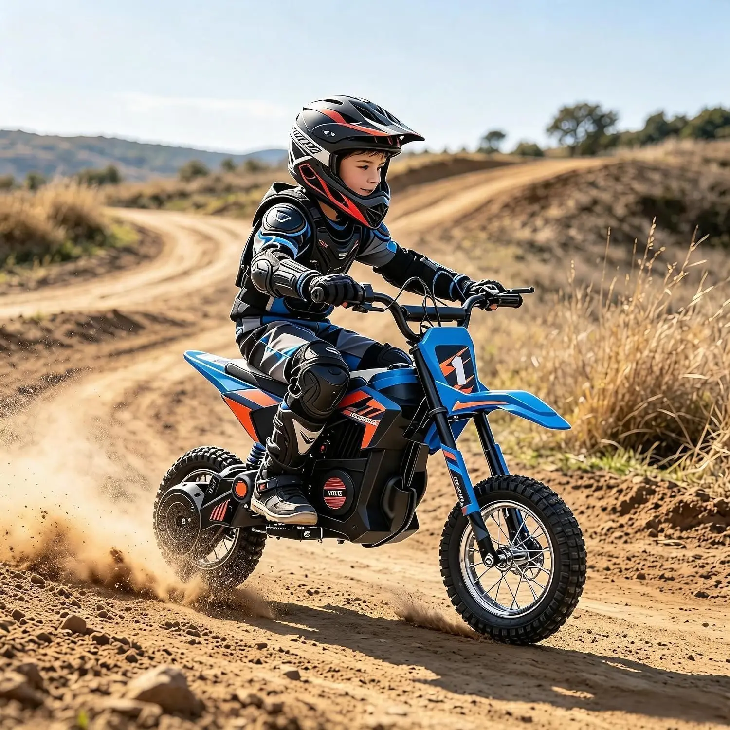 24V Kids High‑Speed Electric Motorcycle 0952, 250W Motor, 9AH Battery & Charger, US Standard, Multi‑Color Optional Children Ride‑On Toy Bike