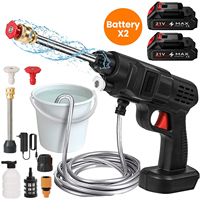 Portable Cordless High Pressure Water Gun for Cleaning Car Wash Machine Garden Watering Hose Nozzle Sprinkler Foam Water Gun