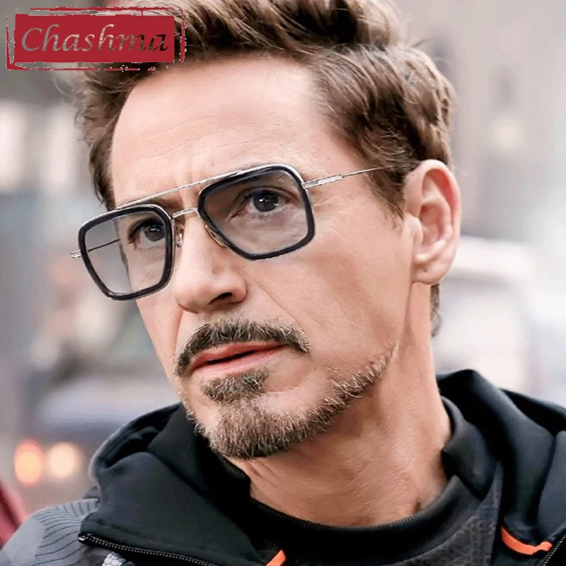 Chashma Fashion Optical Acetate Glasses Titanium Temple Men Brand Designer Prescription Eyeglasses Lens Transparent Women Gafas