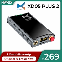 XDUOO XD05 PLUS 2 Portable DAC Headphone Amplifier AK4493SEQ PCM384KHZ/DSD256 MQA Bluetooth 5.1 UAC1.0/UAC2.0 Decoder Amplifier