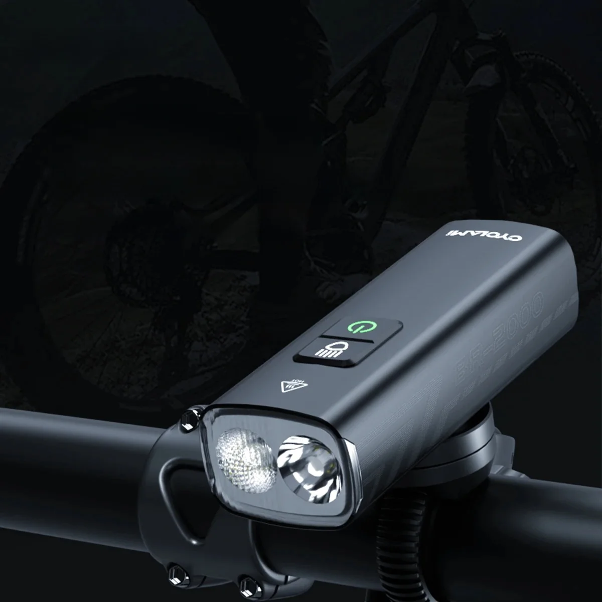 AliExpress BR-2000 High Brightness Bicycle Light 2000 Lumens Bike Multi-Function Rechargeable CYCLAMI Road MTB Cycling Front Lights