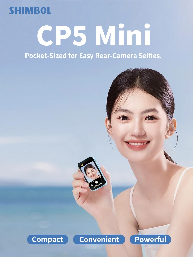 

Shimbol CP5 Mini Phone Selfie Monitor 1080p Full HD Screens for iPhone Selfie Vlog Live Stream magnetic REDnote Cellphone Photos