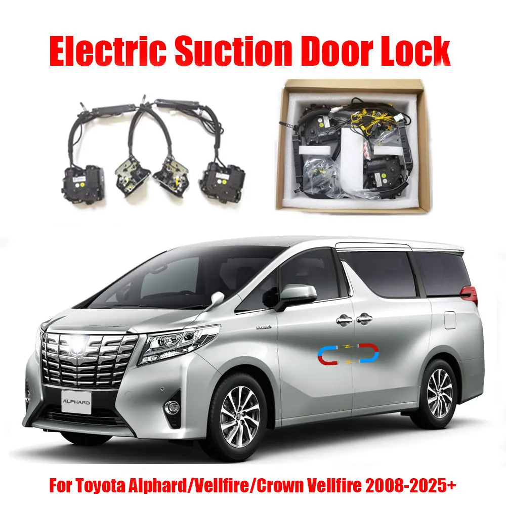 

For Toyota Alphard/Vellfire/Crown Vellfire 2008-2025+ Car Electric Suction Door Power-assisted Closing Door Soft-close Function