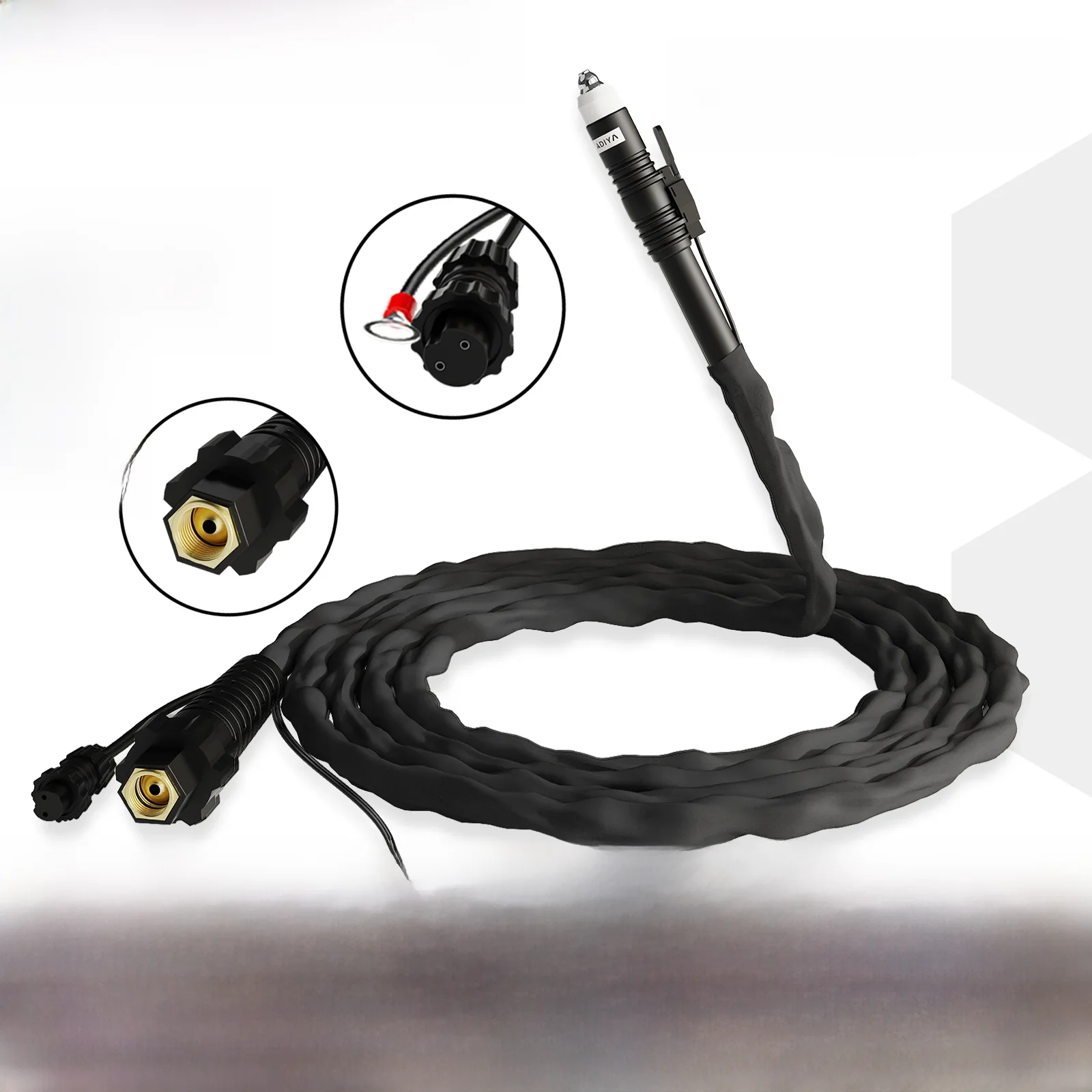 ADIYAWELD P80 Air Plasma Cutting Torch Pilot Arc 3M/5M/7M Burner Holder CNC Auto Cutting/Manual Black Straight CUT 20mm