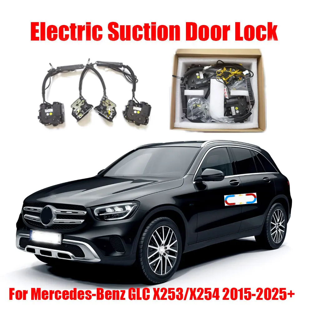 

For Mercedes-Benz MB GLC/GLC Coupe X253/254 2015-2025+ Electric Suction Door Power-assisted Closing Automatic Door Soft-close