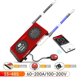 Daly Smart Bms Balance Board Lion LiFepo4 LTO Battery 18650 High Voltage 84V 96V 108V 132V 144V 156V 168V 180V 60A 100A 200A CAN