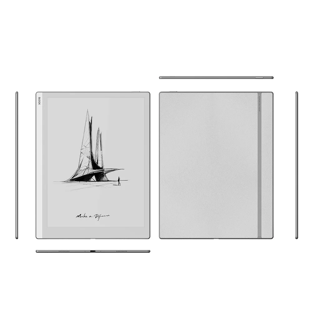 BOOX Go 10.3 Ebook Reader, Android 12, 4 + 64GB, Suporte MicroSD Card 2T Max, E-Reader, GO 10.3", Kaleido 3