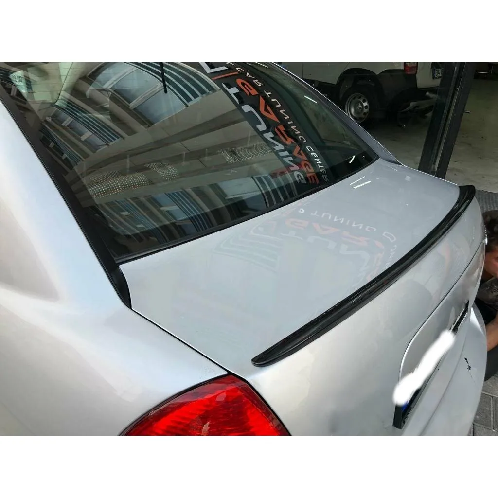 For Hyundai Accent Era 2006-2013 Car Spoiler Perforated Top Center Wing Trunk Spoiler Top Wing Trunk Decoration Fixed Wind Wing