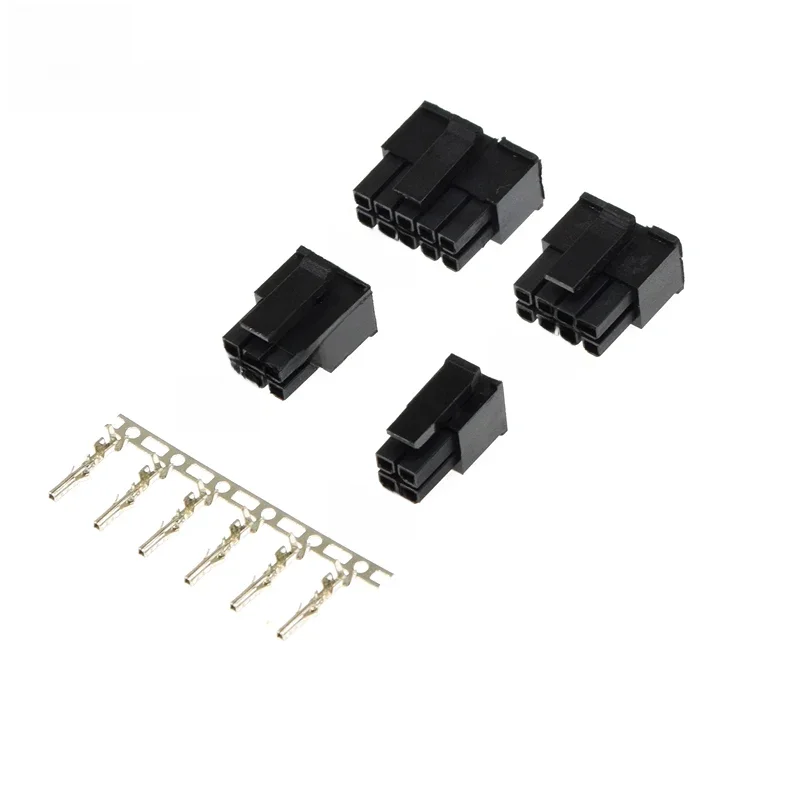 10 zestawów MX3.0 3.0mm Skok Micro-Fit 3.0 Obudowa złącza 2*1/2/3/4/5/6/8/10/12 Pin Męska obudowa + Terminal Molex 43030 2P/3P/4P/5P — zdjęcie 2