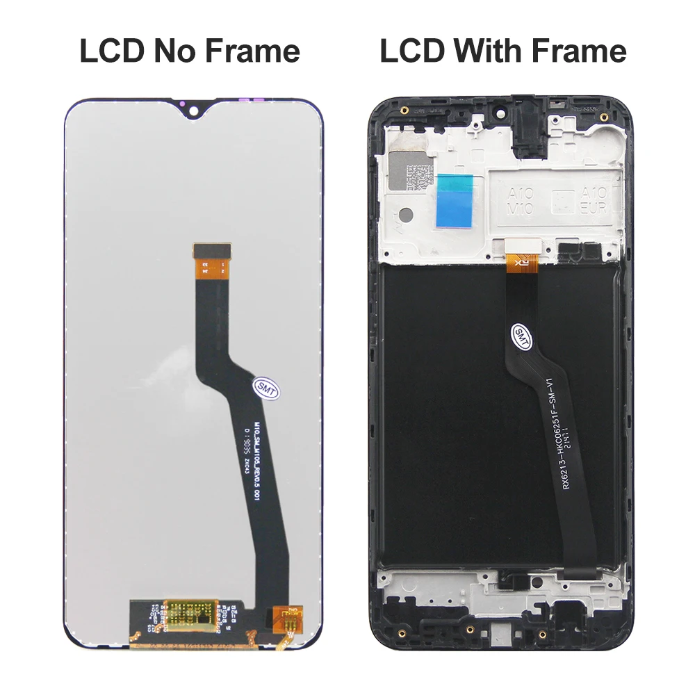 100% Tested For Samsung A10 A105 LCD Display Touch Screen Digitizer Assembly For Samsung A105/DS A105F A105FD LCD With Frame