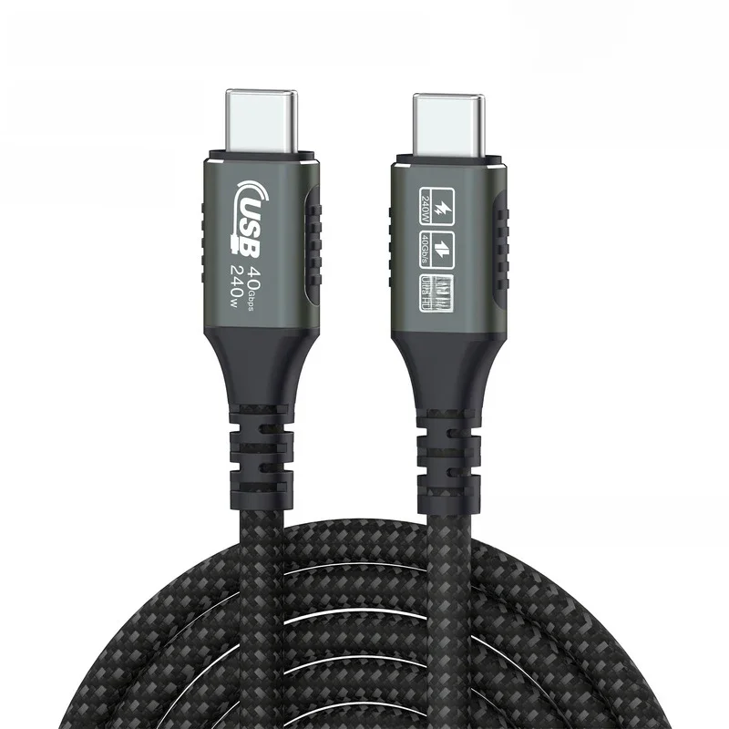 1M/1.5M/2M kabel USB4 40Gbps PD 240W typ C kabel szybkiego ładowania Thunderbolt 4 USB C do C kabel do przesyłania danych dla — zdjęcie produktu 7